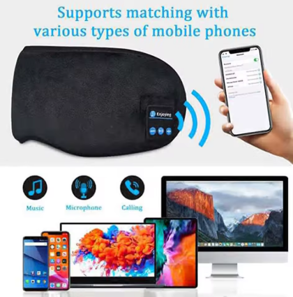 😴 Antifaz para Descanso con Bluetooth +🎁