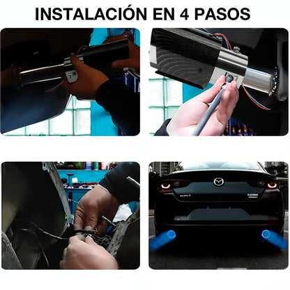 Adaptador Mofle Con Luces Led